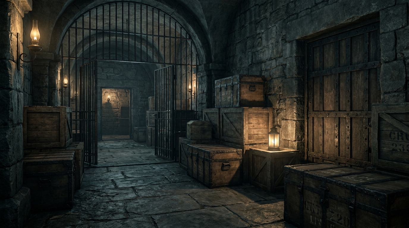 Location: The City and Suburban Bank vault