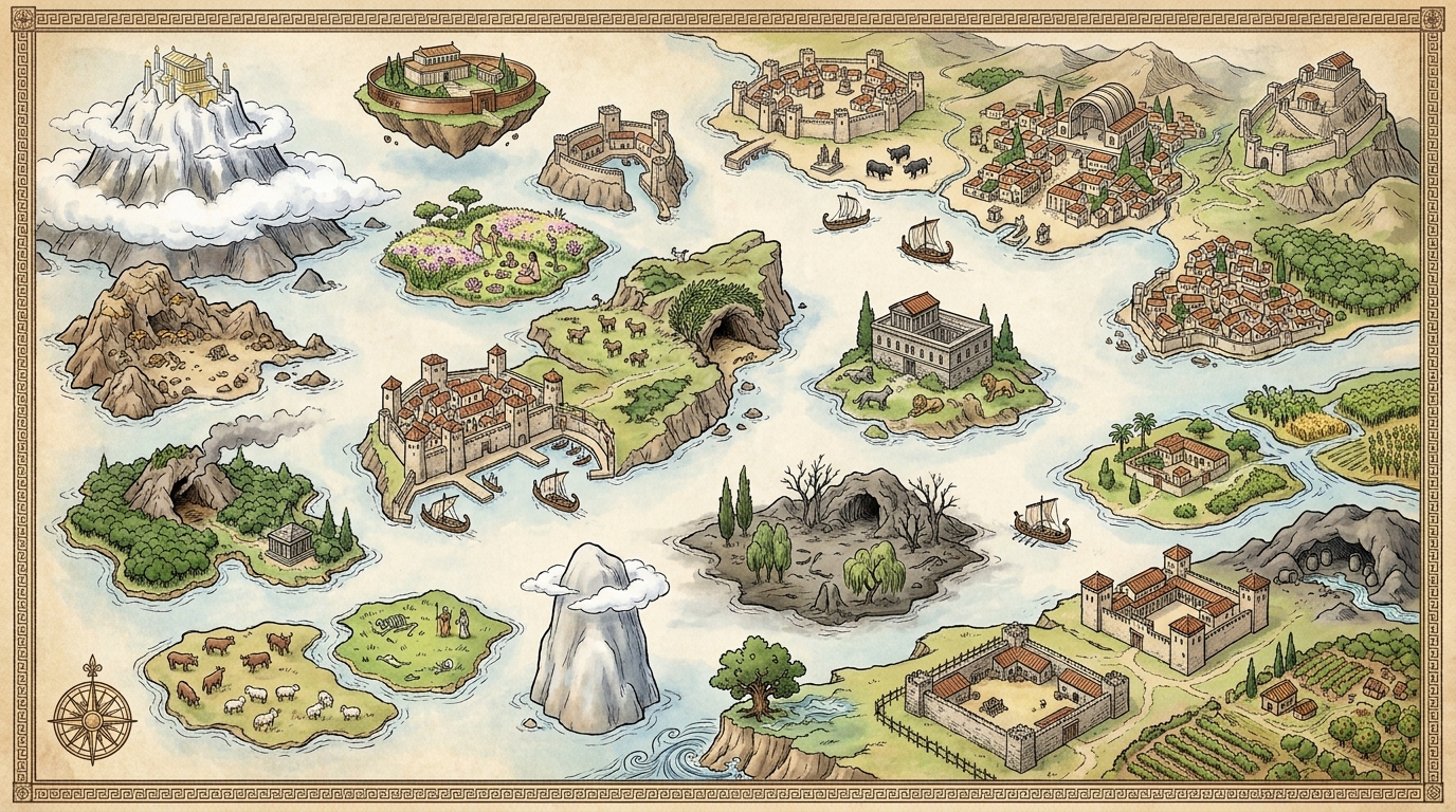 Map: The Odyssey
