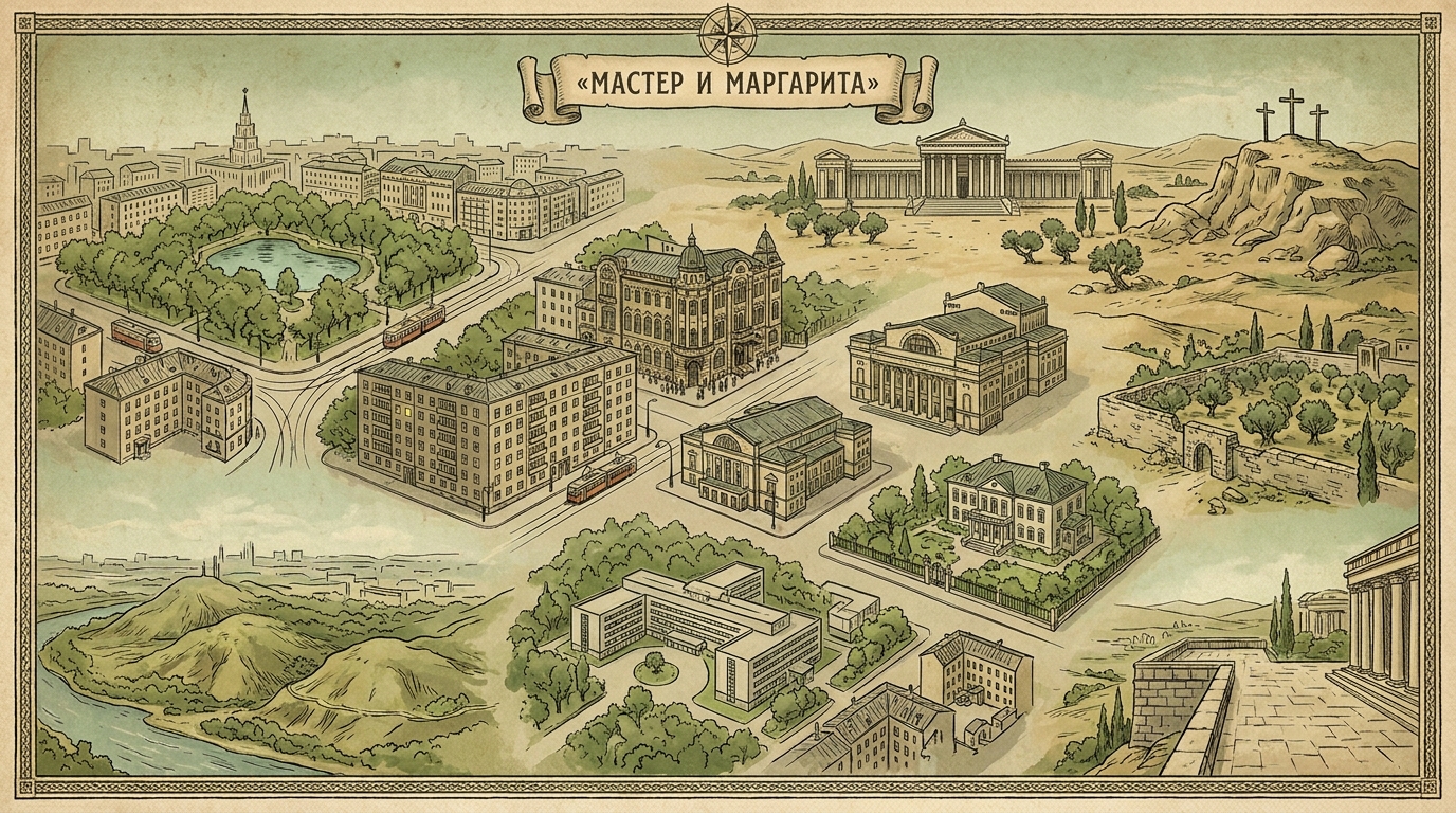 Карта: Мастер и Маргарита