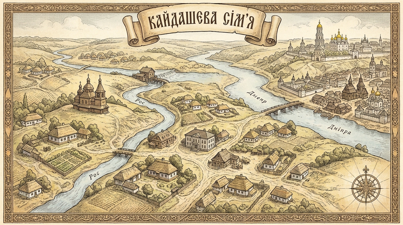 Карта: Кайдашева сім'я